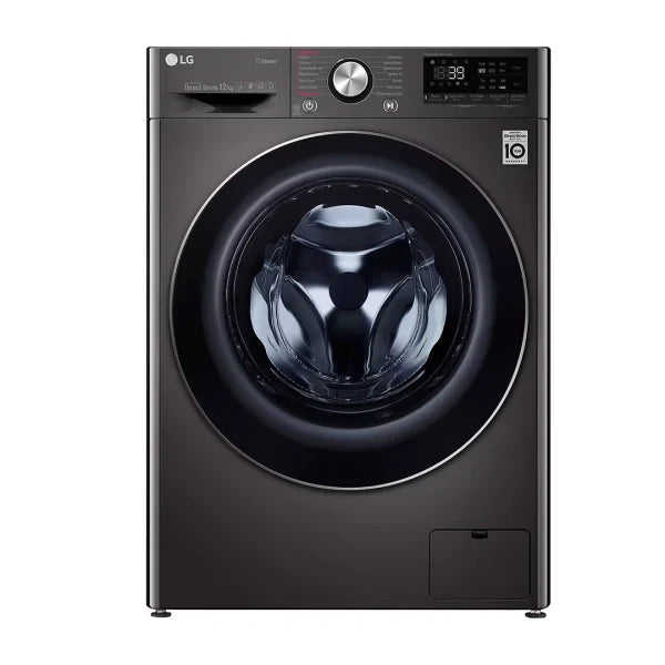LG Lavante-Séchante Frontale 12/8 kg – AI DD™, TurboWash™360°, Steam+™, Wi-Fi ThinQ – F4V9BCP2EE
