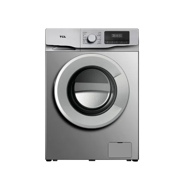 TCL Lave-linge à chargement frontal – 7 kg, Inverter, Écran digital, Gris – P607FLG