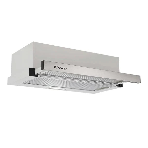 Candy Hotte Télescopique – 60 cm, Acier inoxydable, LED & 2 vitesses – CBT6130/3X