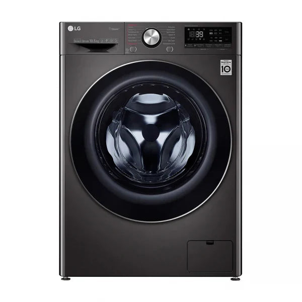 LG Lave-linge Frontale 10.5 kg – AI DD™, TurboWash™360°, Steam+, Wi-Fi – F4V9RWP2E