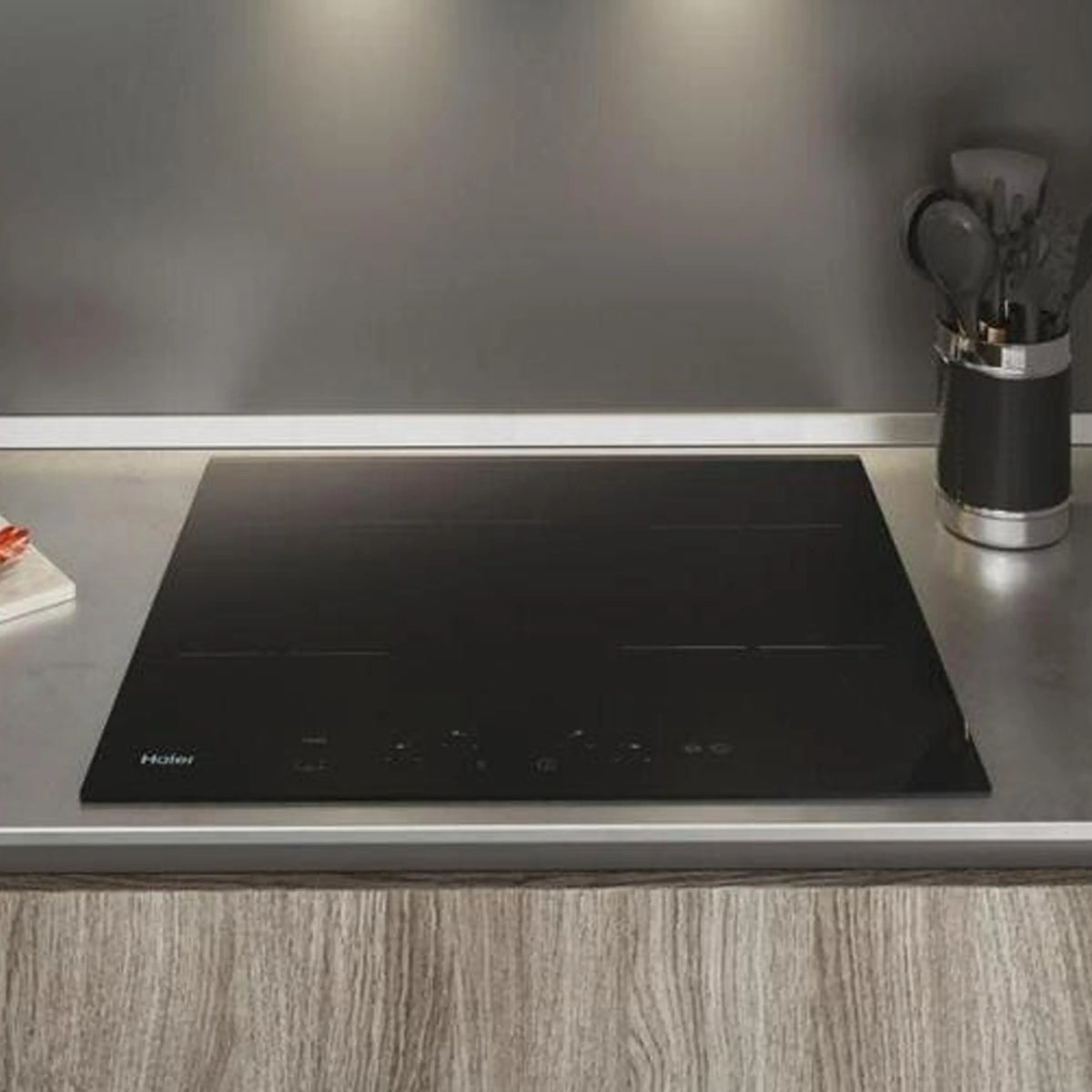 Haier Plaque de cuisson vitrocéramique 4 zones – 590 × 520 mm – HAH64EXCP