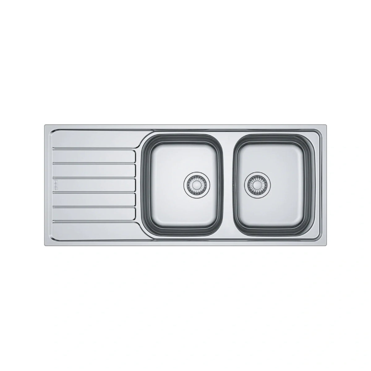FRANKE Évier Inox, 2 Bacs avec Égouttoir, LHD - SKX 621-116/50