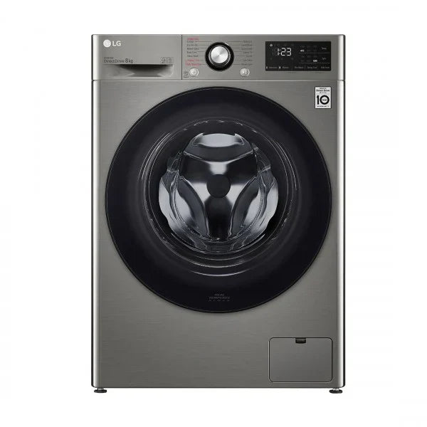 LG Lave-linge Frontal 8 kg – 6 Motion Direct Drive™, AI DD™, Steam – F2V3PYPKP