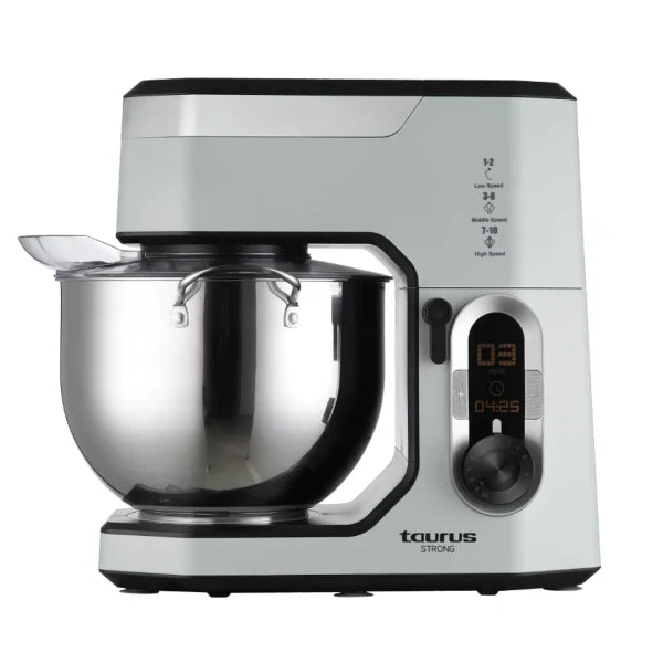 Taurus Pétrin Strong – Robot pâtissier 10 L, 2000 W, écran LED & minuterie