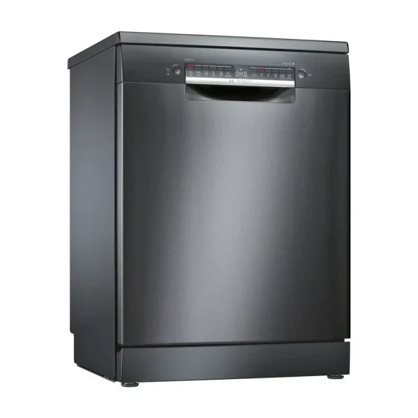 Bosch Lave‑vaisselle pose‑libre 60 cm 13 couverts – acier brossé noir anti‑traces – SMS4IKC62T