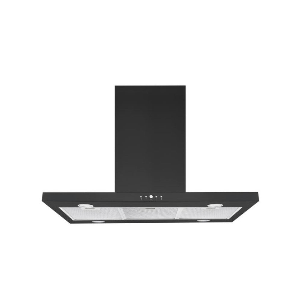 SCHNEIDER Hotte îlot 90 cm Noir – TI1190KBL-SCH