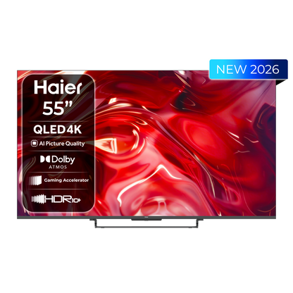 HAIER Smart TV 55 pouces QLED 4K H55S85GUX