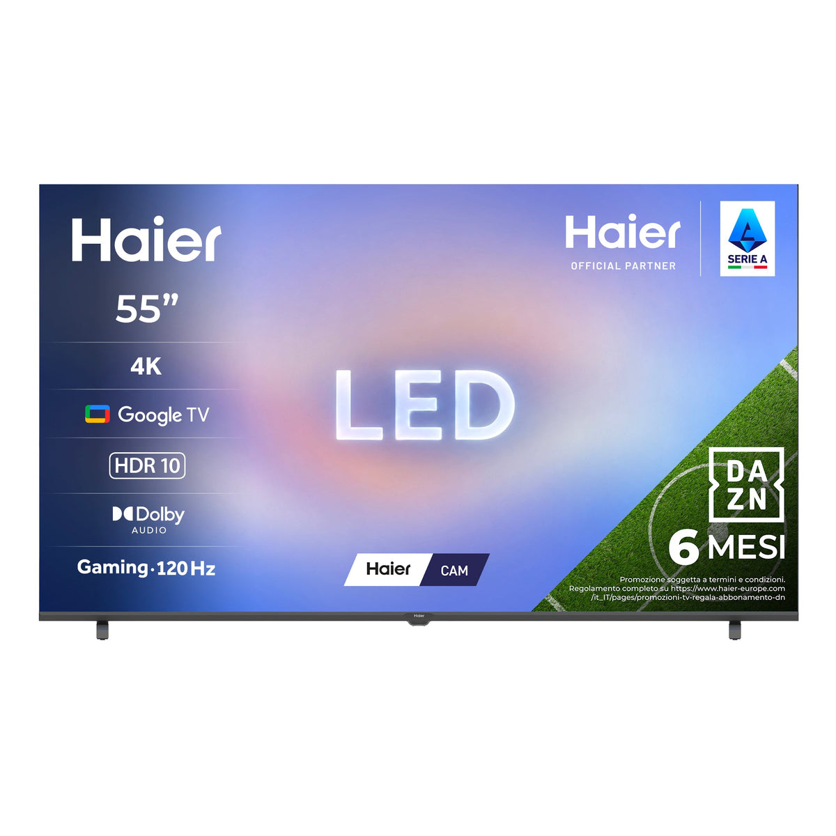 HAIER Smart TV 55 pouces LED 4K UHD H55K85GUX