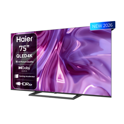 HAIER Smart TV 75 pouces QLED 4K H75S80GUX