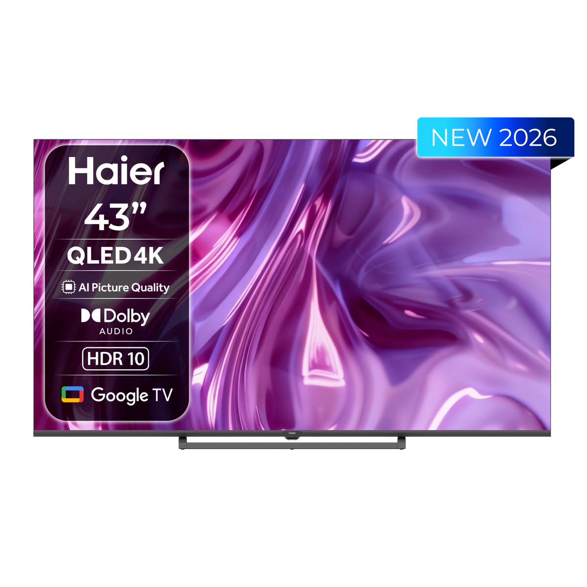HAIER Smart TV 43 pouces QLED 4K H43S80GUX