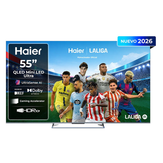 Haier H55M90GUX-15 – Téléviseur Mini-LED 55” 4K UHD Smart TV