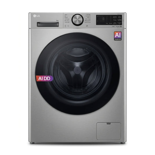 LG Lave-Linge Frontal 8 kg – Moteur Direct Drive, Vapeur, SmartThinQ Wi-Fi & AI Wash – F2X5PYNY7