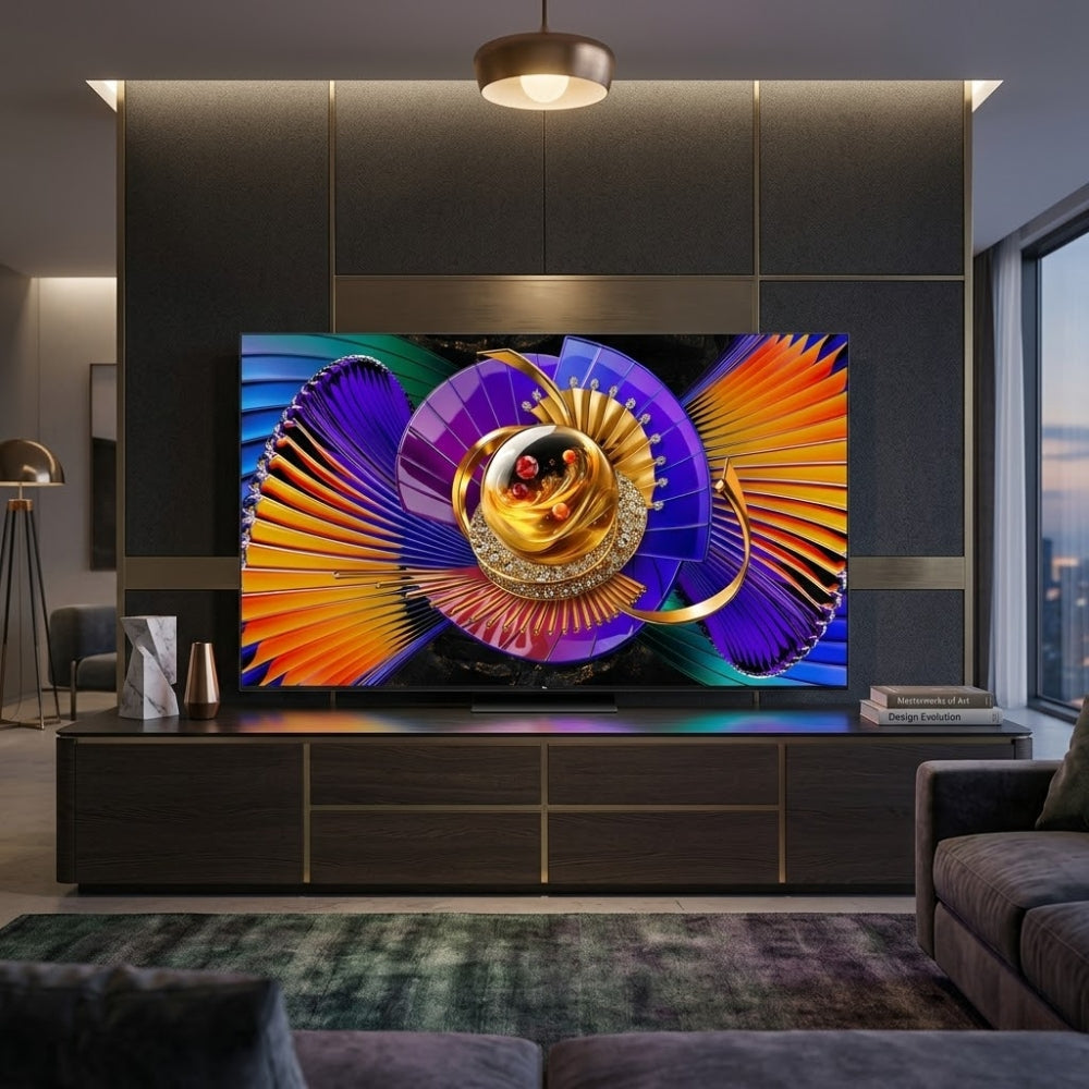 TCL TV 98 pouces SQD-Mini LED 4K Google TV 144 Hz Audio Bang & Olufsen - 98C7L