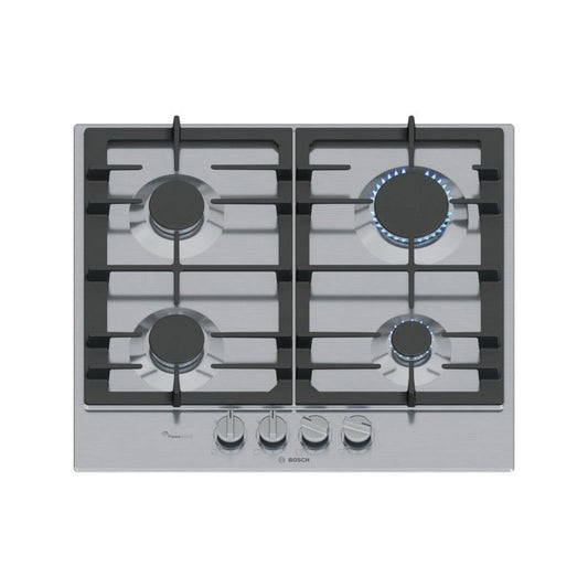 laque de Cuisson à Gaz Bosch Série 6 PCP6A5I90M 60 cm Inox – FlameSelect 9 Niveaux