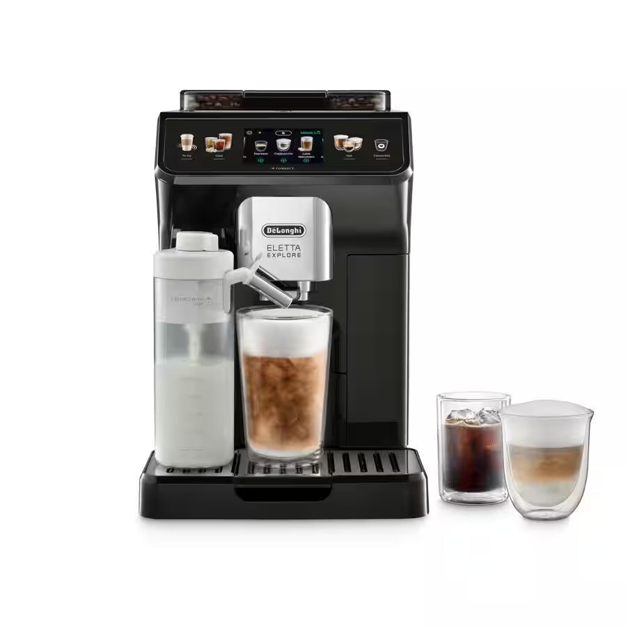 Machine à Café Automatique De’Longhi Eletta – Expresso, Cappuccino & Latte avec Broyeur Intégré
