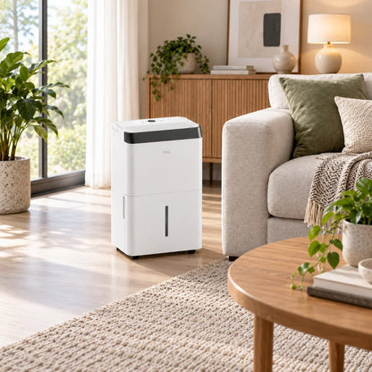 TCL Déshumidificateur 30 L/jour, réservoir 3,4 L, R290, 40 à 47 dB - DFL9 30EB