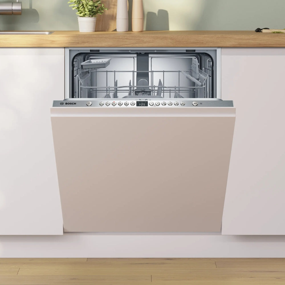 Bosch Lave-vaisselle tout encastrable Série 2 - 60 cm, 13 couverts, 6 programmes, Extra Dry - SMV26DX00T