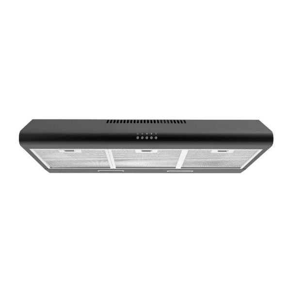 SCHNEIDER Hotte sous meuble 90 cm Noir – 90F49