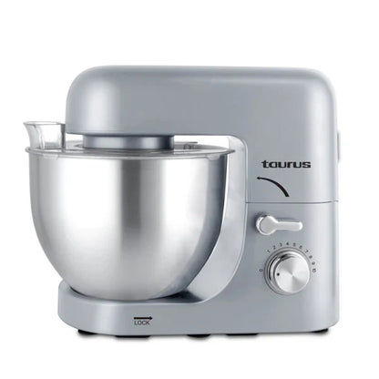 Taurus Robot Pâtissier Compact – 1400 W, Bol inox 5 L, Vitesse variable – Compact