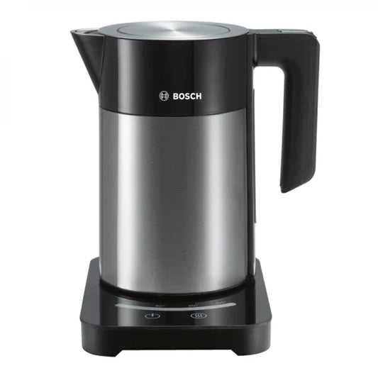 Bosch Bouilloire Électrique – Inox 1,7 L, 7 températures, fonction Keep Warm – TWK7203