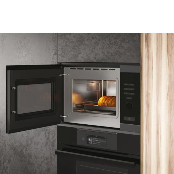 Haier Micro‑ondes Gril Encastrable – 25 L, 900 W (micro‑ondes) & 1000 W (gril), Écran tactile – HWO38MG6HXB