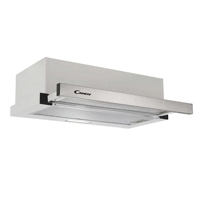 Candy Hotte Télescopique – 60 cm, Acier inoxydable, LED & 2 vitesses – CBT6130/3X