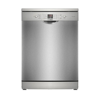Bosch Lave-vaisselle pose-libre 60 cm – 14 couverts, 44 dB, inox anti-traces, VarioDrawer & RackMatic – SMS46NI20V