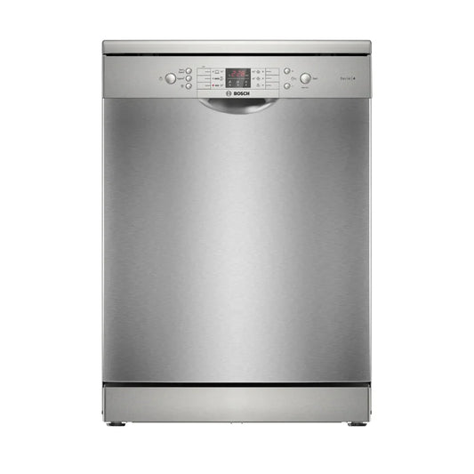 Bosch Lave-vaisselle pose-libre 60 cm – 14 couverts, 44 dB, inox anti-traces, VarioDrawer & RackMatic – SMS46NI20V