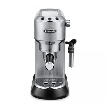 DeLonghi Machine à expresso manuelle Dedica – 15 bars, 1,1 L, Thermoblock, buse vapeur – EC685.M