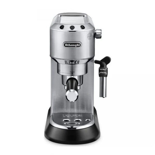 DeLonghi Machine à expresso manuelle Dedica – 15 bars, 1,1 L, Thermoblock, buse vapeur – EC685.M