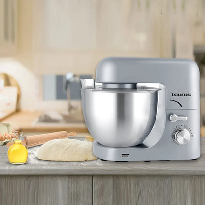 Taurus Robot Pâtissier Compact – 1400 W, Bol inox 5 L, Vitesse variable – Compact