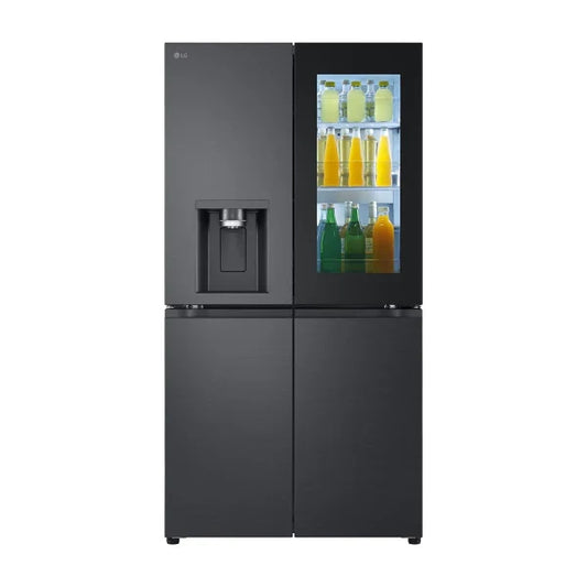 LG Réfrigérateur Américain 635L – Porte InstaView & Distributeur Eau/Glaçons – GR-X24FFCAB