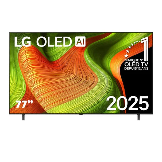 LG TV OLED 77" 4K – 120 Hz, VRR, 4× HDMI 2.1, Dolby Vision, processeur α8 AI Gen2 – OLED77B56LA