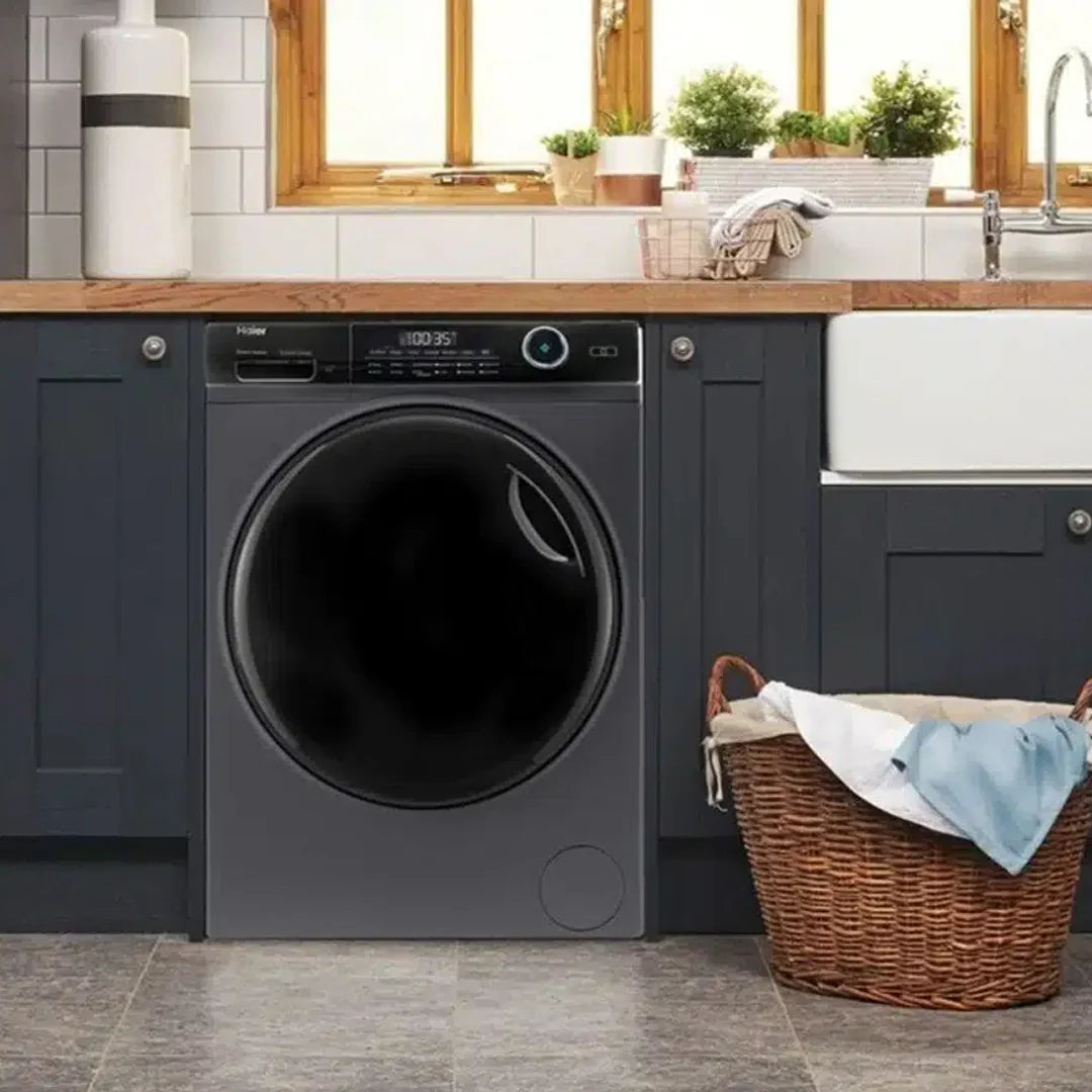 Lave‑linge Haier I‑Pro Series 5 – 9 kg, Technologie Inverter, Vapeur & Connectivité Wi‑Fi – HW90‑B14959S8U1