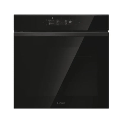 Haier Four encastrable – 78 L cavité XXL, chaleur tournante + nettoyage pyrolyse/hydrolyse, connectivité Wi‑Fi/BLE – H6 ID66G3HTB