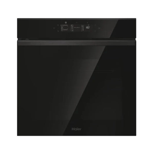 Haier Four encastrable – 78 L cavité XXL, chaleur tournante + nettoyage pyrolyse/hydrolyse, connectivité Wi‑Fi/BLE – H6 ID66G3HTB