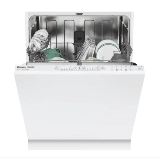 Candy Lave‑vaisselle Rapide – 13 couverts, 5 programmes rapides, Motorisation Inverter & Wi‑Fi – CI 3E53L0W