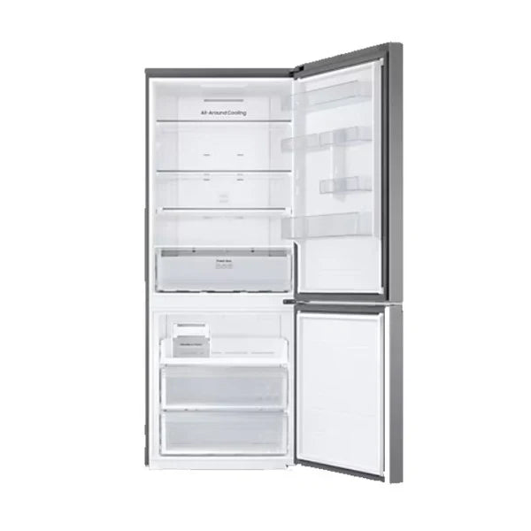 Samsung Réfrigérateur Combiné – No Frost 462 L, Clayettes pliables, Power Cool/Freeze – RB50DG601ES9MA