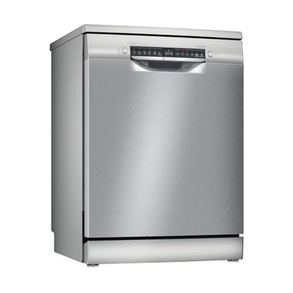Bosch Lave-vaisselle Pose-Libre 60 cm – Acier Inox Anti-Traces, Home Connect, 13 Couverts – SMS4EMI60V