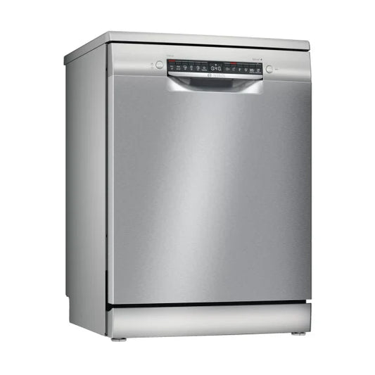 Bosch Lave-vaisselle Pose-Libre 60 cm – Acier Inox Anti-Traces, Home Connect, 13 Couverts – SMS4EMI60V