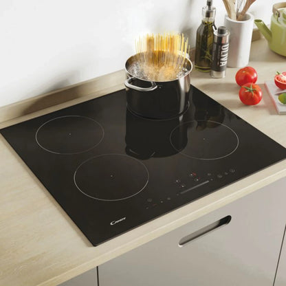 Candy Plaque de Cuisson Induction 4 zones – Verre Céramique 60 cm – CIS642SCTT/1