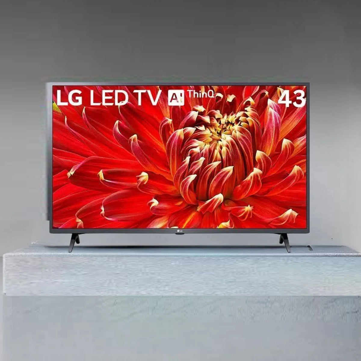 LG Smart TV LED 43" – Full HD, HDR actif, Processeur Quad-Core, ThinQ AI – 43LM6370PVA