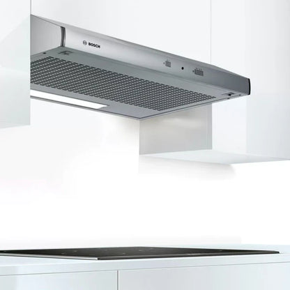 Bosch Hotte sous‑encastrable 90 cm – 330 m³/h, 3 vitesses, LED – DUL93MA50M