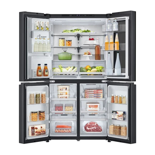 LG Réfrigérateur Américain 635L – Porte InstaView & Distributeur Eau/Glaçons – GR-X24FFCAB