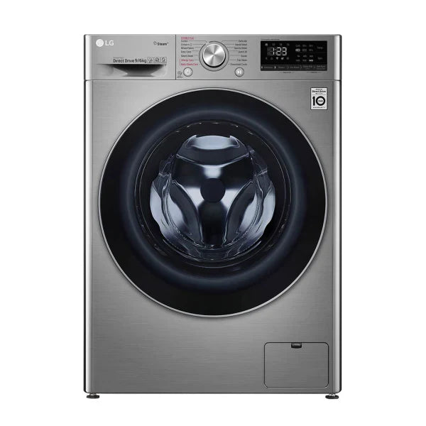 LG Lave-linge séchant frontal – 9/6 kg, AI DD™, Steam™, Wi-Fi ThinQ – F4V5VGP2T