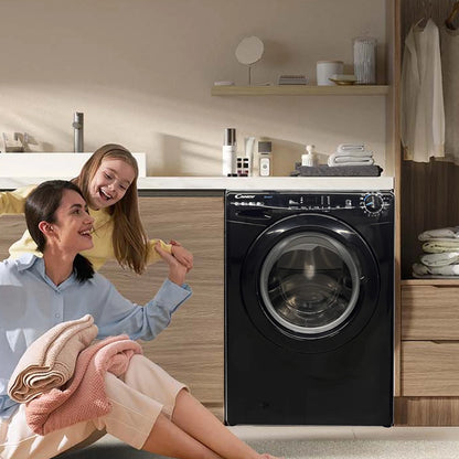 Candy Lave‑Linge 8 kg – Moteur AC, NFC, Départ différé – CS1082DBB/1‑15