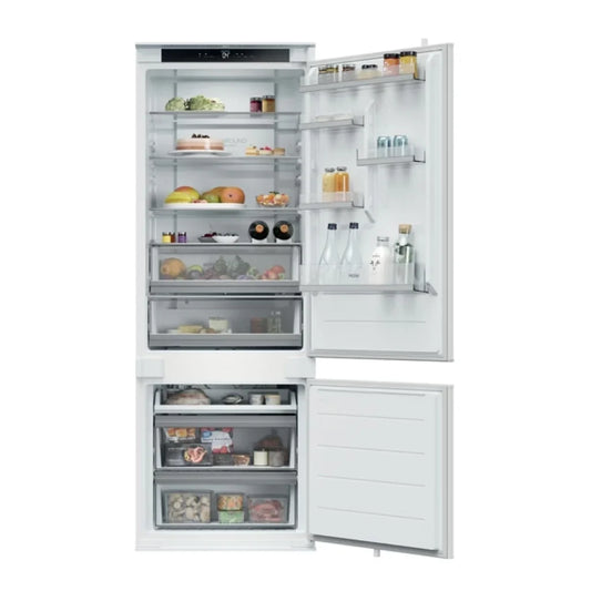 Haier Réfrigérateur combiné encastrable 70 cm – 382 L, Total No Frost, Air Surround, Wi-Fi hOn – HBQW5719E