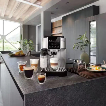 DeLonghi Magnifica Start – Expresso broyeur 1,8 L, 15 bars, LatteCrema Hot, 5 boissons – ECAM220.80.SB
