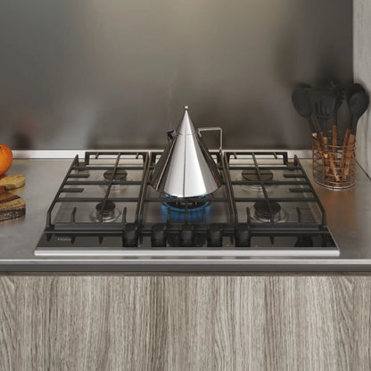 Haier Plaque Series 2 Table de cuisson gaz – 5 foyers (dont brûleur wok) – inox & verre – HAHG74S2X