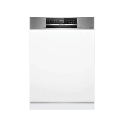 Bosch Lave-vaisselle encastrable 60 cm acier brossé – 13 couverts, Home Connect Wi-Fi, 46 dB, 8 programmes, RackMatic – SMI6EKS81T
